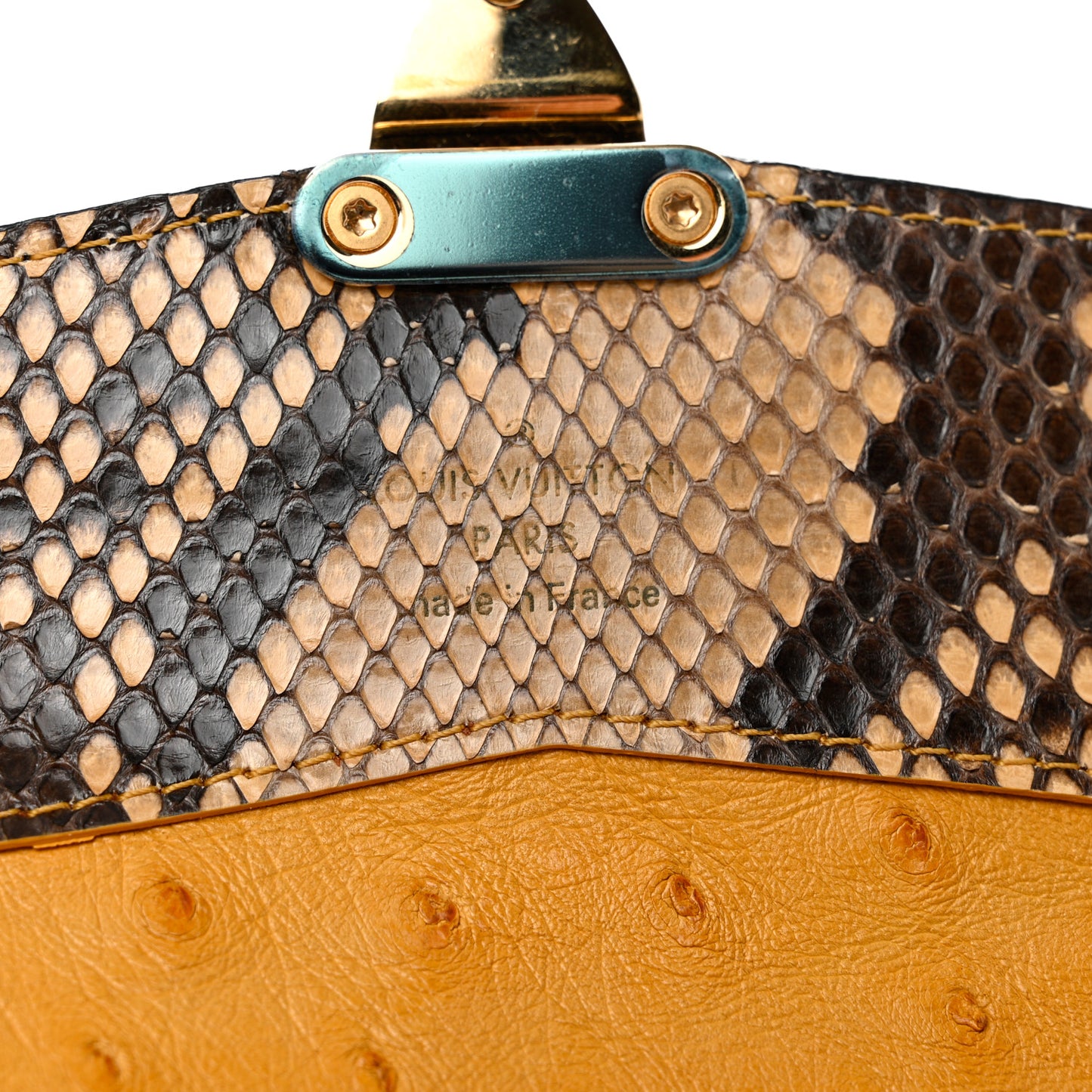 Monogram Python Ostrich Lizard Majestueux Wallet