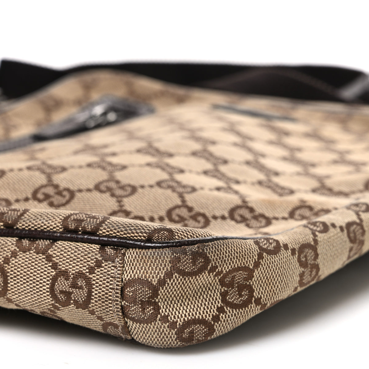 Monogram Messenger Bag Dark Brown