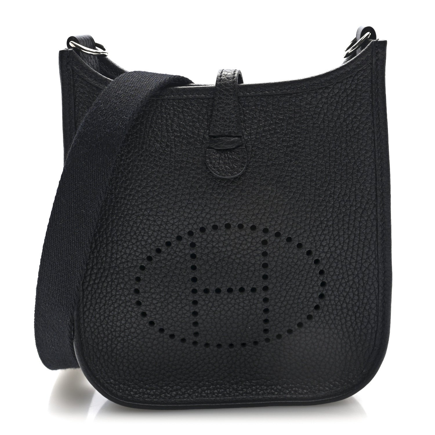 Hermes Taurillon Clemence Evelyne TPM Black 1 of 11