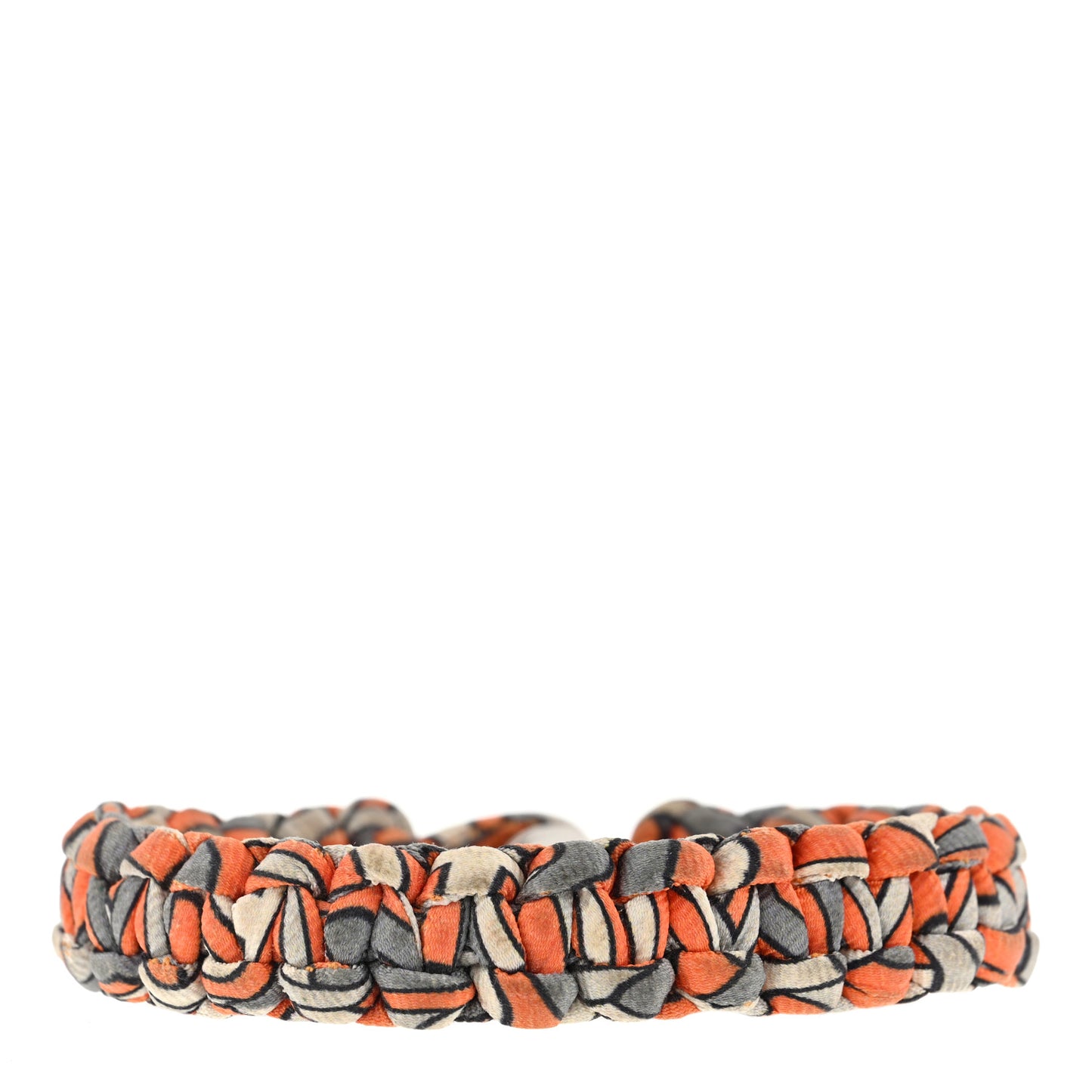 Silk Twill Kid Bracelet White Multicolor