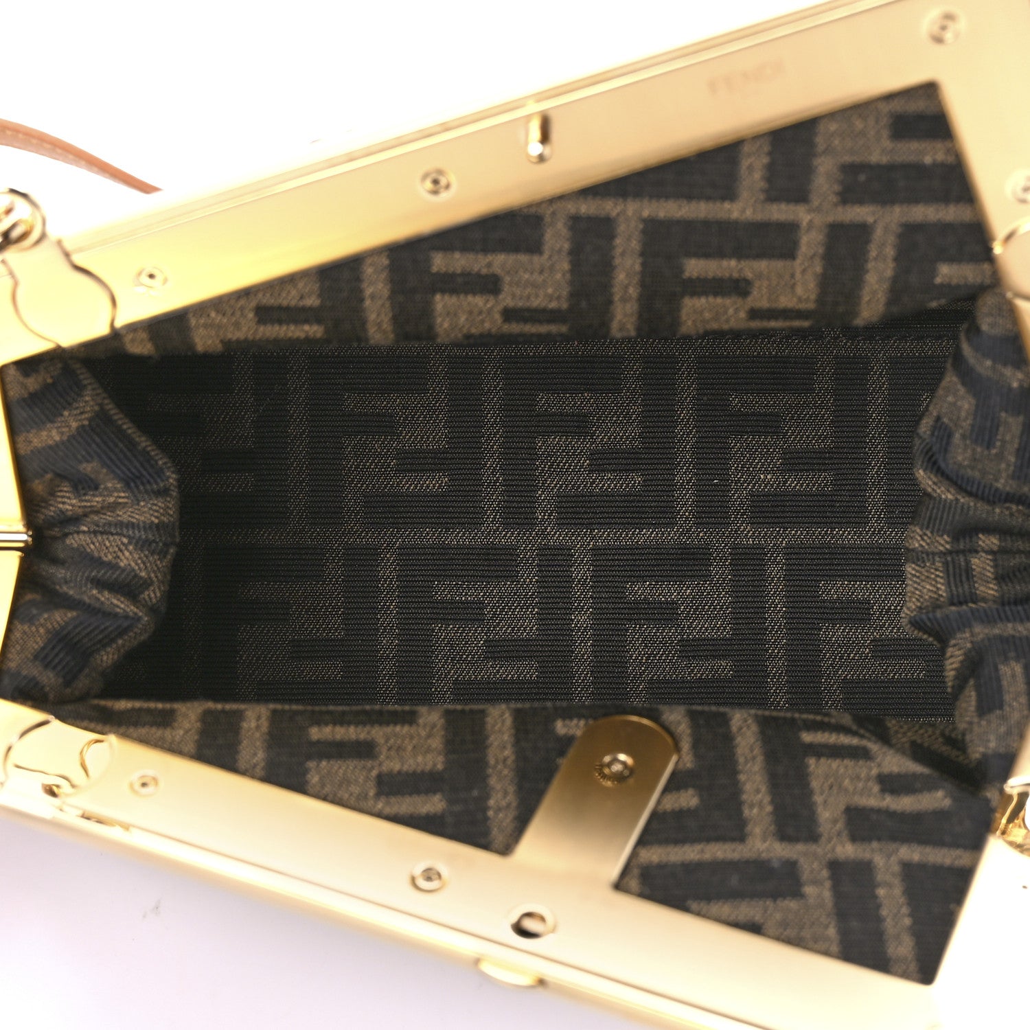 Fendi Shiny Nappa Small Fendi First Caramello 5 of 10