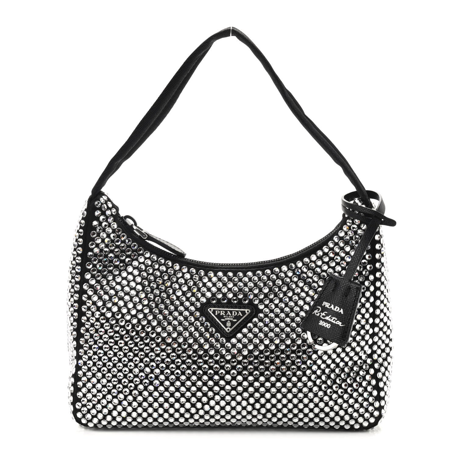 Prada Satin Crystal Mini Re-Edition 2000 Bag Cristal 1 of 9