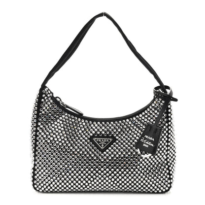 Prada Satin Crystal Mini Re-Edition 2000 Bag Cristal 1 of 9