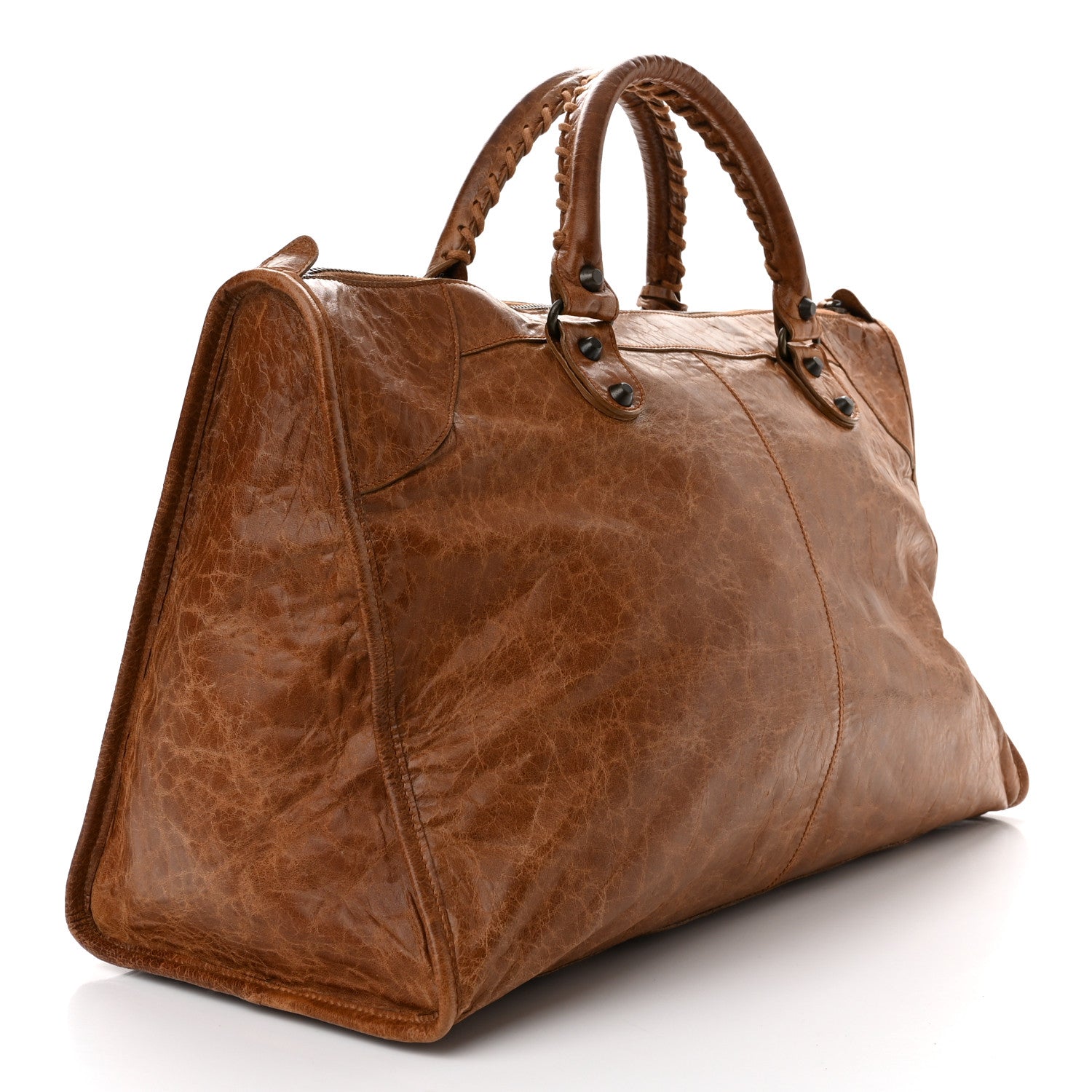 Balenciaga Chevre Classic Hardware Work Caramel 3 of 10