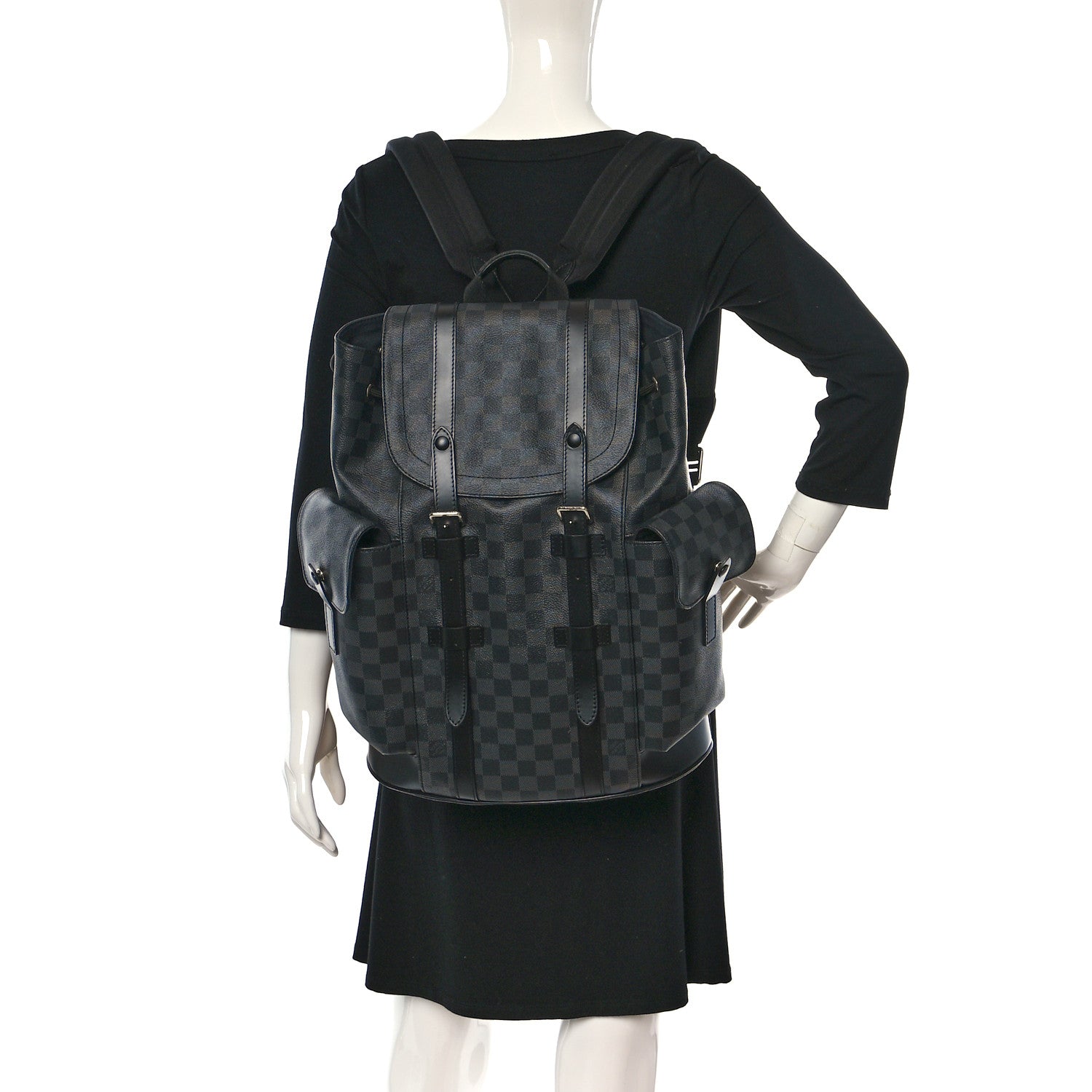 Louis Vuitton Damier Graphite Christopher PM Backpack 2 of 8