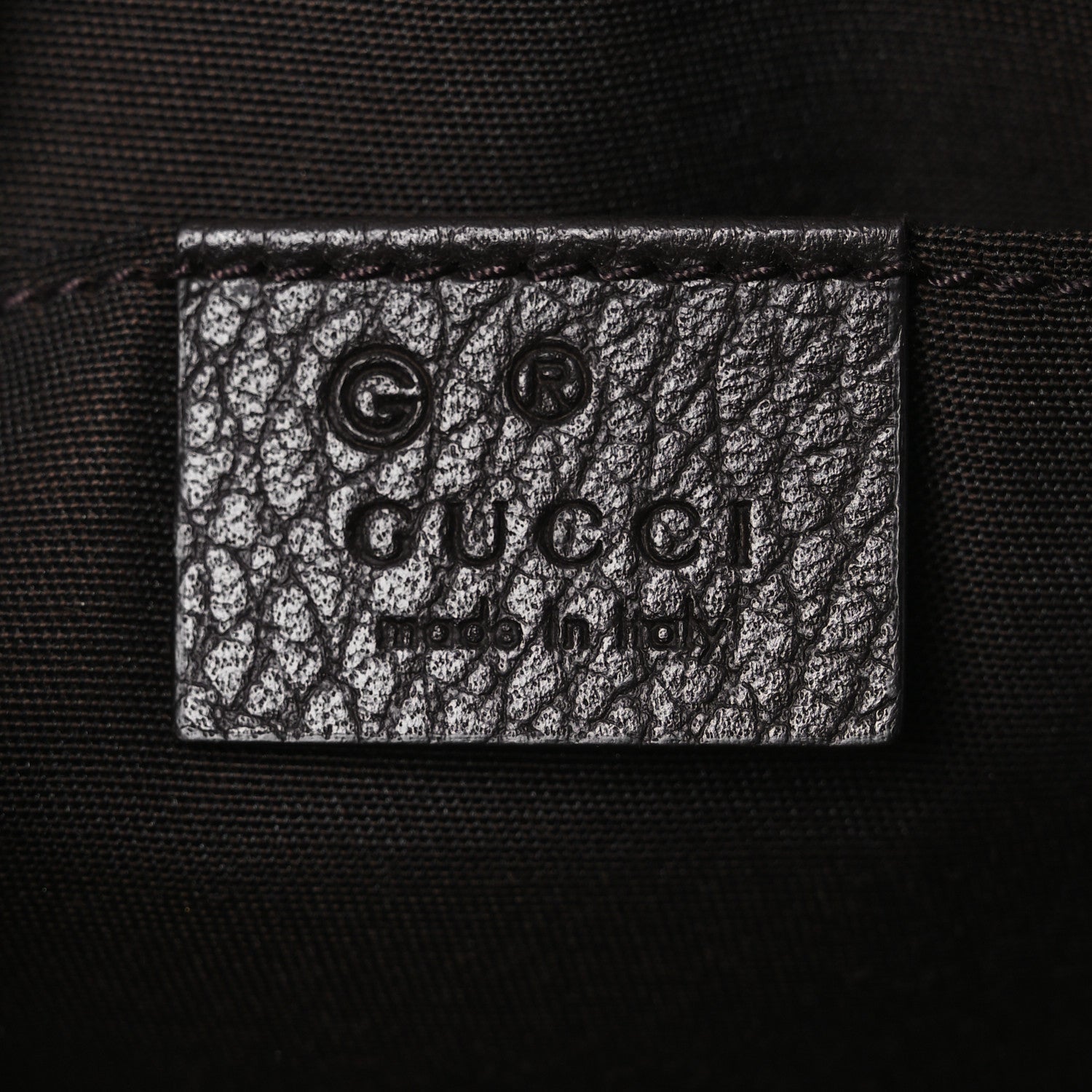 Gucci Monogram Belt Bag Dark Brown 6 of 12