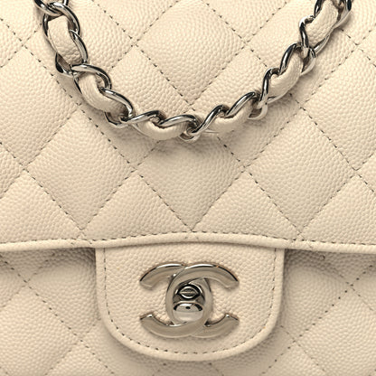 Chanel Caviar Quilted Mini Rectangular Flap Light Beige 8 of 12