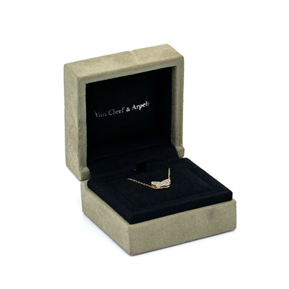 Van Cleef & Arpels 18K Yellow Gold Mother of Pearl Sweet Alhambra Butterfly Bracelet 7 of 7
