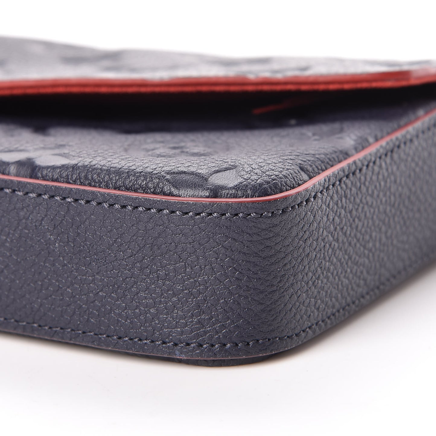 Empreinte Pochette Felicie Chain Wallet Marine Rouge