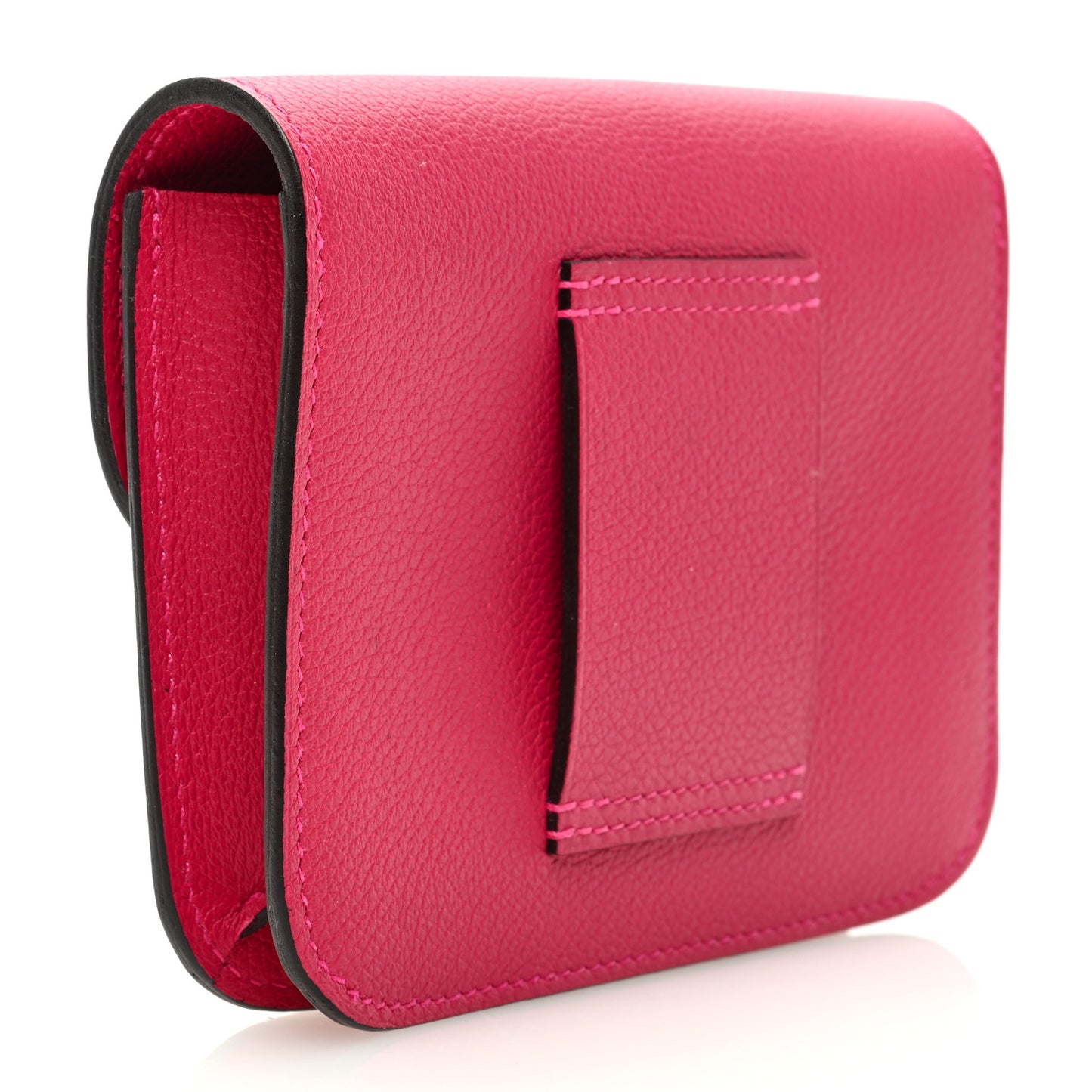 Evercolor Bi-Color Constance Slim Wallet Framboise Rouge Sellier