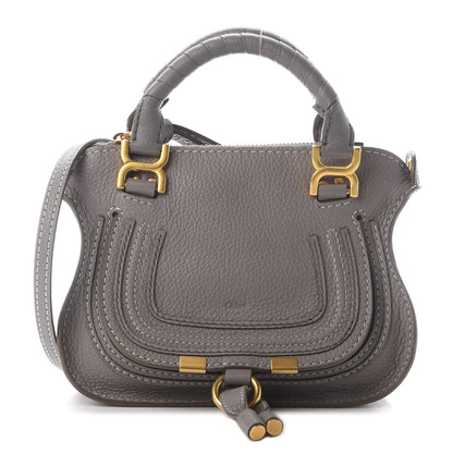 Chloe Calfskin Mini Marcie Satchel Cashmere Grey 1 of 9
