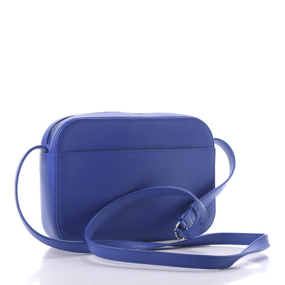 Balenciaga Smooth Calfskin Logo S Everyday Camera Bag Bleu Prim White 3 of 8
