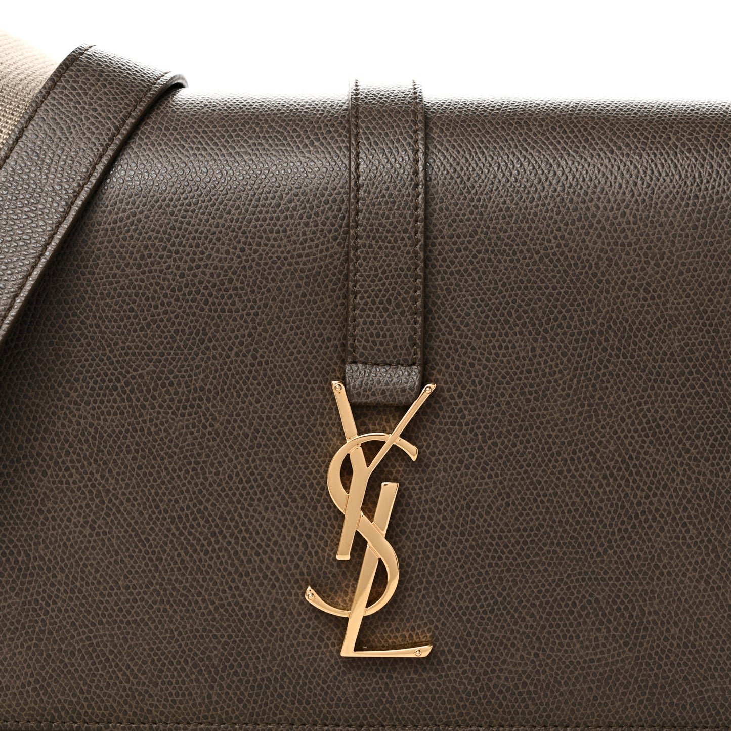 Textured Calfskin Medium Classic Monogram Universite Bag Fog
