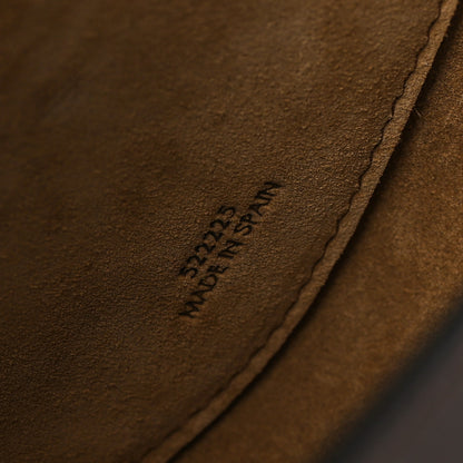Loewe Calfskin Jacquard Mini Gate Dual Bag Chocolate 7 of 9