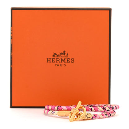 Hermes Silk Astrologie Nouvelle Glenan Double Tour Bracelet T3 7 of 7