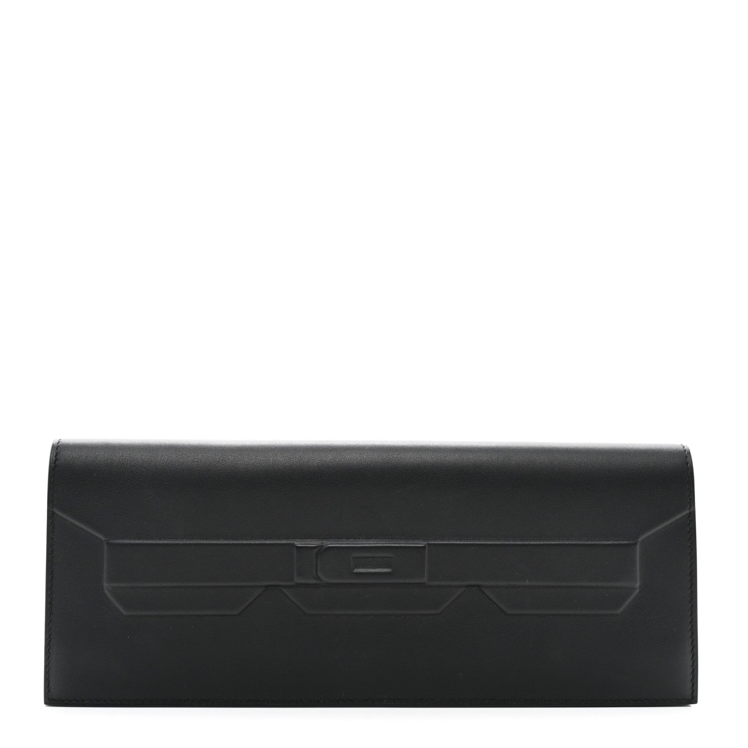 Hermes Swift Shadow Clutch 29 Black 1 of 9