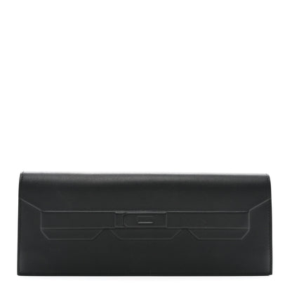 Hermes Swift Shadow Clutch 29 Black 1 of 9