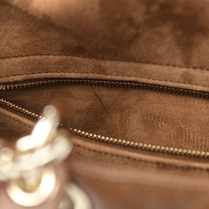 Christian Dior Lambskin Cannage Large Lady Dior Tan 12 of 15