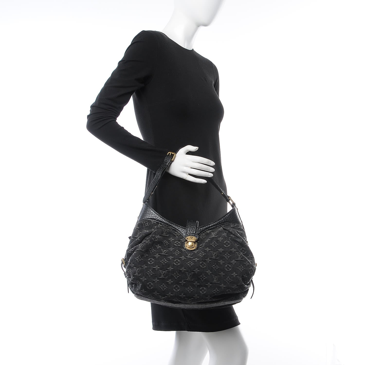 Louis Vuitton Denim Mahina XS Black 2 of 7