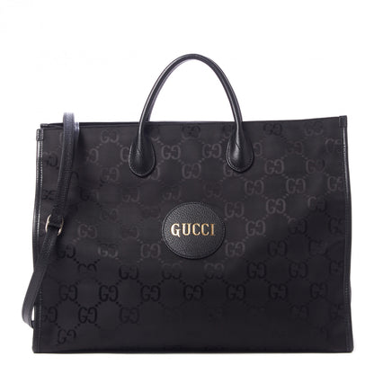 Gucci Econyl Nylon Monogram Large Off The Grid Tote Bag Black 1 of 11