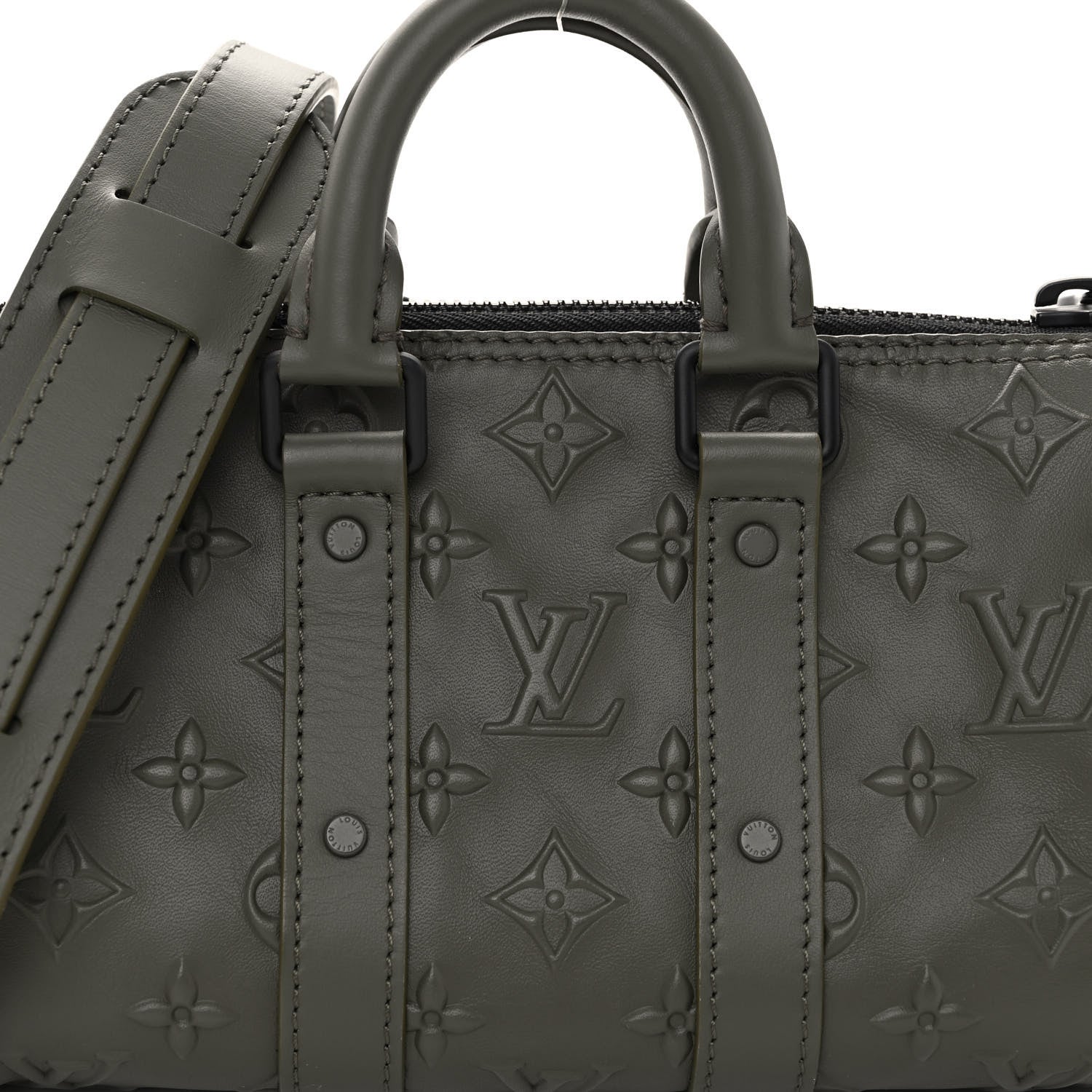 Louis Vuitton Monogram Seal Keepall XS Khaki 7 of 9
