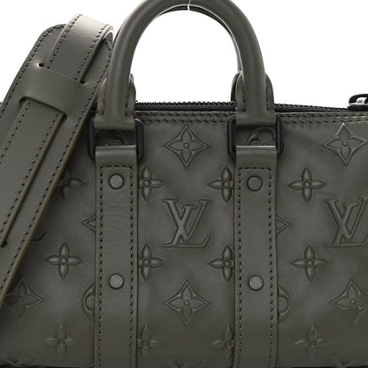 Louis Vuitton Monogram Seal Keepall XS Khaki 7 of 9