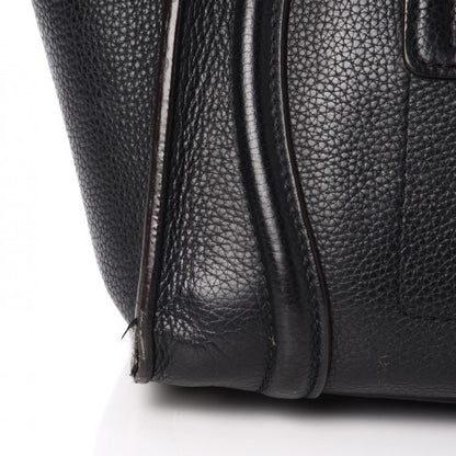 Celine Drummed Calfskin Mini Luggage Black 11 of 18