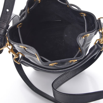 Saint Laurent Calfskin Small Emmanuelle Bucket Bag Black 5 of 7