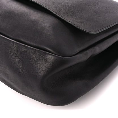 The Row Calfskin Mail Bag Black 9 of 10