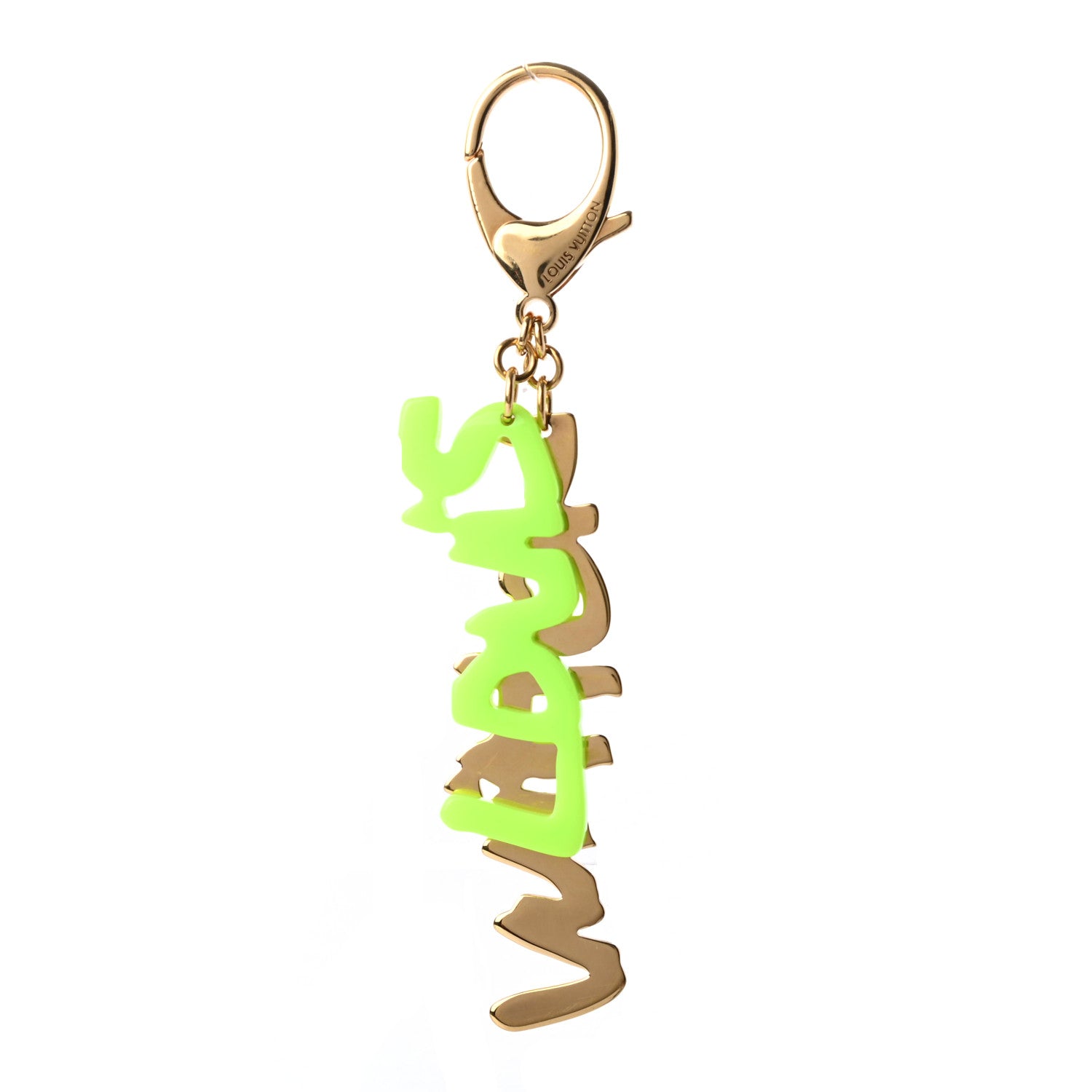 Louis Vuitton Graffiti Bag Charm Green 1 of 3