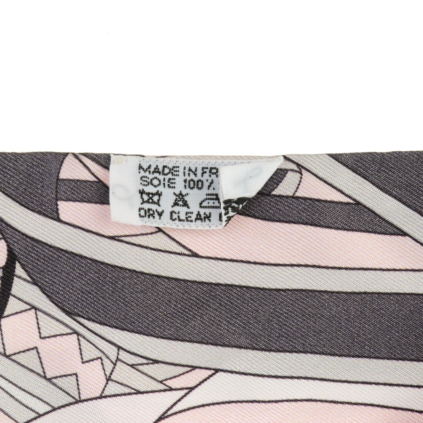 Silk Les Flots Du Cheval Twilly Gris Rose Pale Black
