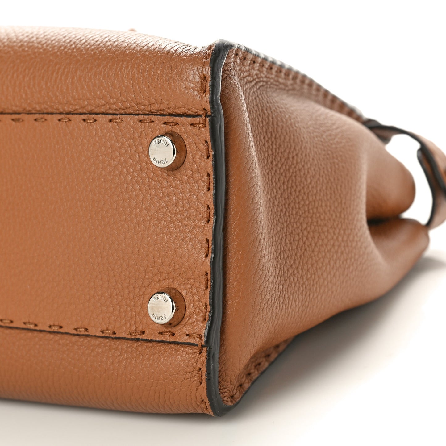 Cuoio Romano Selleria Bi-Color Medium Peekaboo Iconic Satchel Mou Deserto