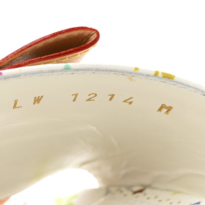 Louis Vuitton LV X TM Monogram Multicolor 6AM Flat Mule Sandals 36 White Multicolor 9 of 10