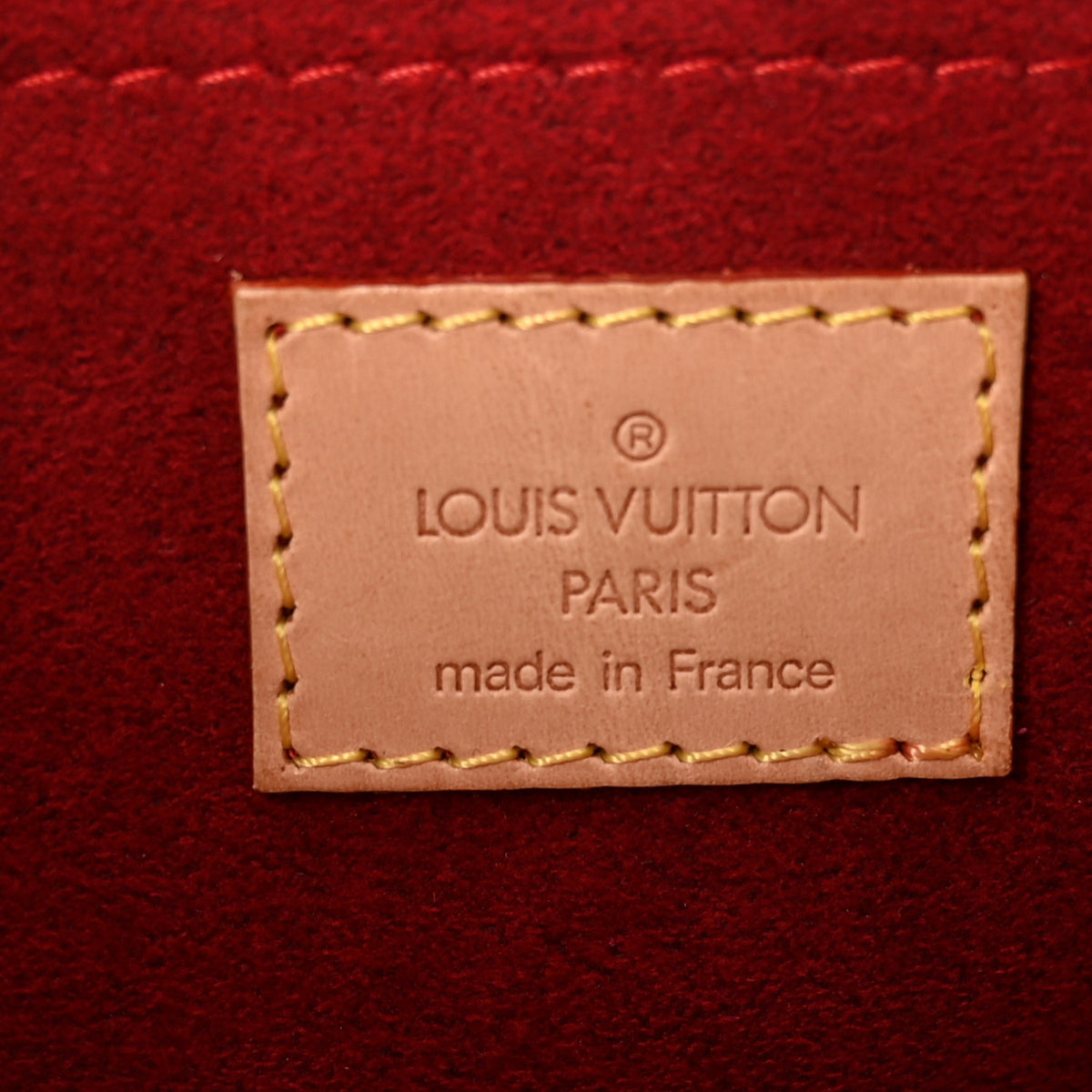 Lizard Monogram Cerises Pochette
