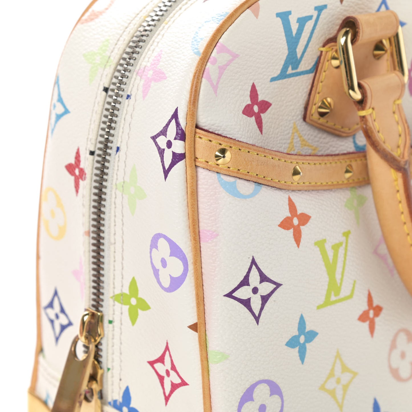 Monogram Multicolor Trouville White