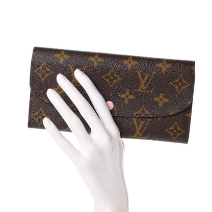 Louis Vuitton Monogram Emilie Wallet Rose Ballerine 2 of 8