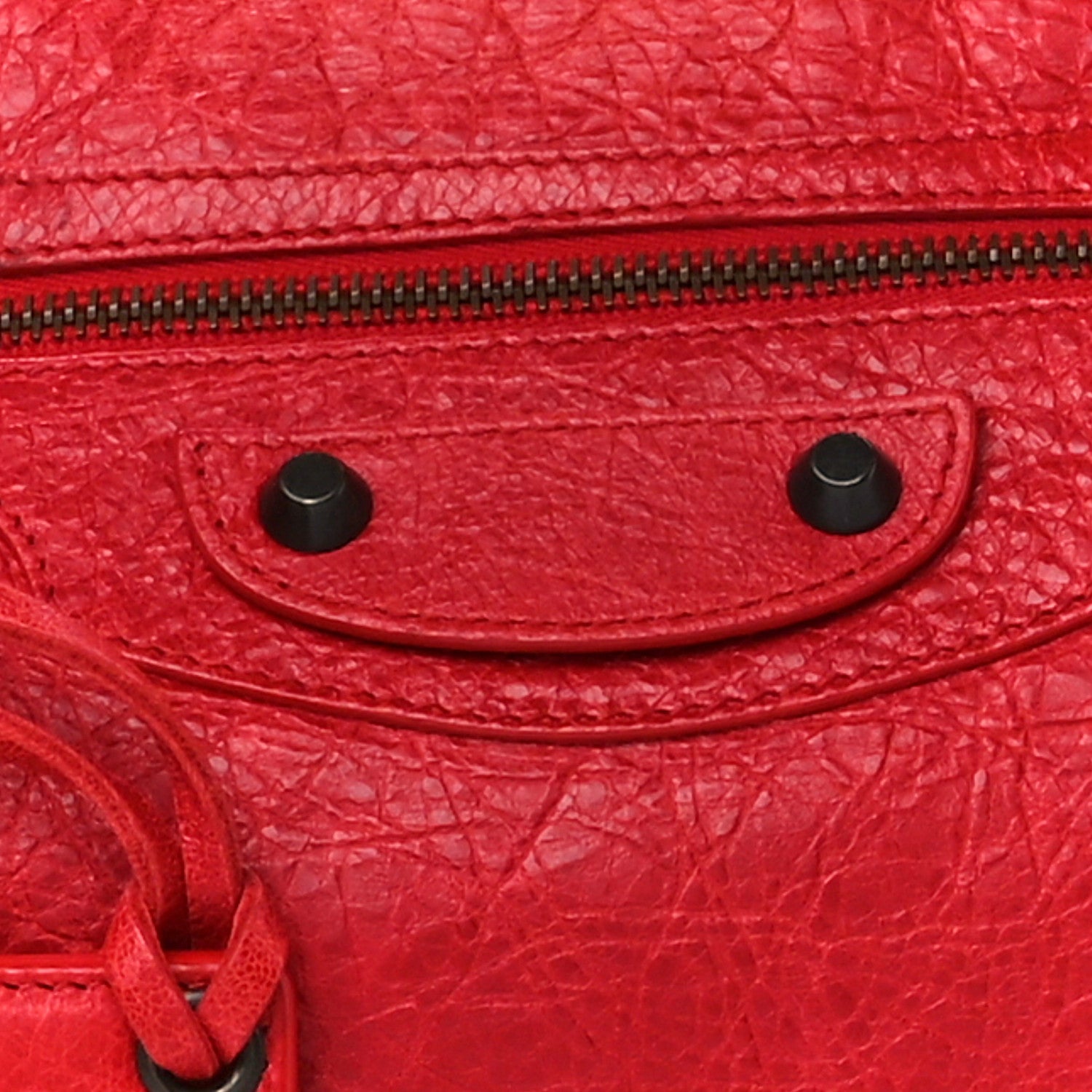 Balenciaga Agneau Classic Hardware City Rouge Coquelicot 8 of 10