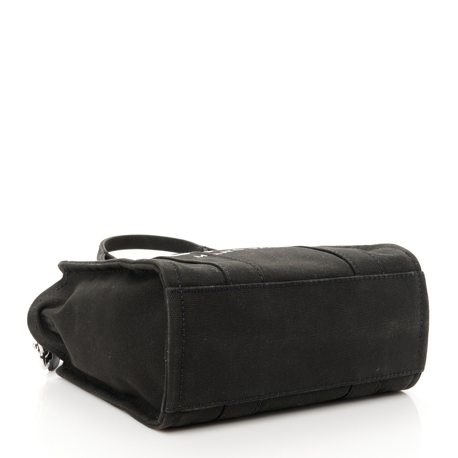 Marc Jacobs Cotton Canvas Small The Traveler Tote Bag Black 4 of 10