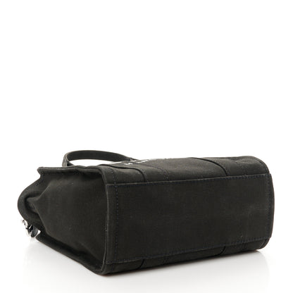 Marc Jacobs Cotton Canvas Small The Traveler Tote Bag Black 4 of 10