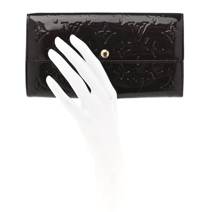 Louis Vuitton Vernis Sarah Wallet Amarante 2 of 10