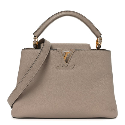 Louis Vuitton Taurillon Capucines BB Galet 1 of 9