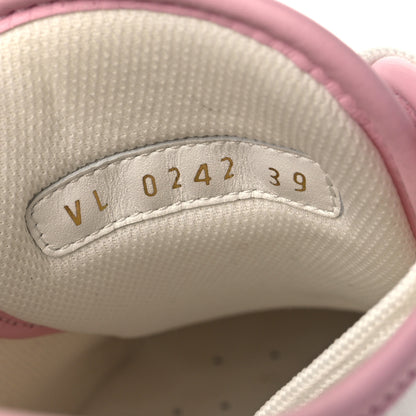 Louis Vuitton Canvas LV Squad Sneakers 39 White Pink 6 of 10