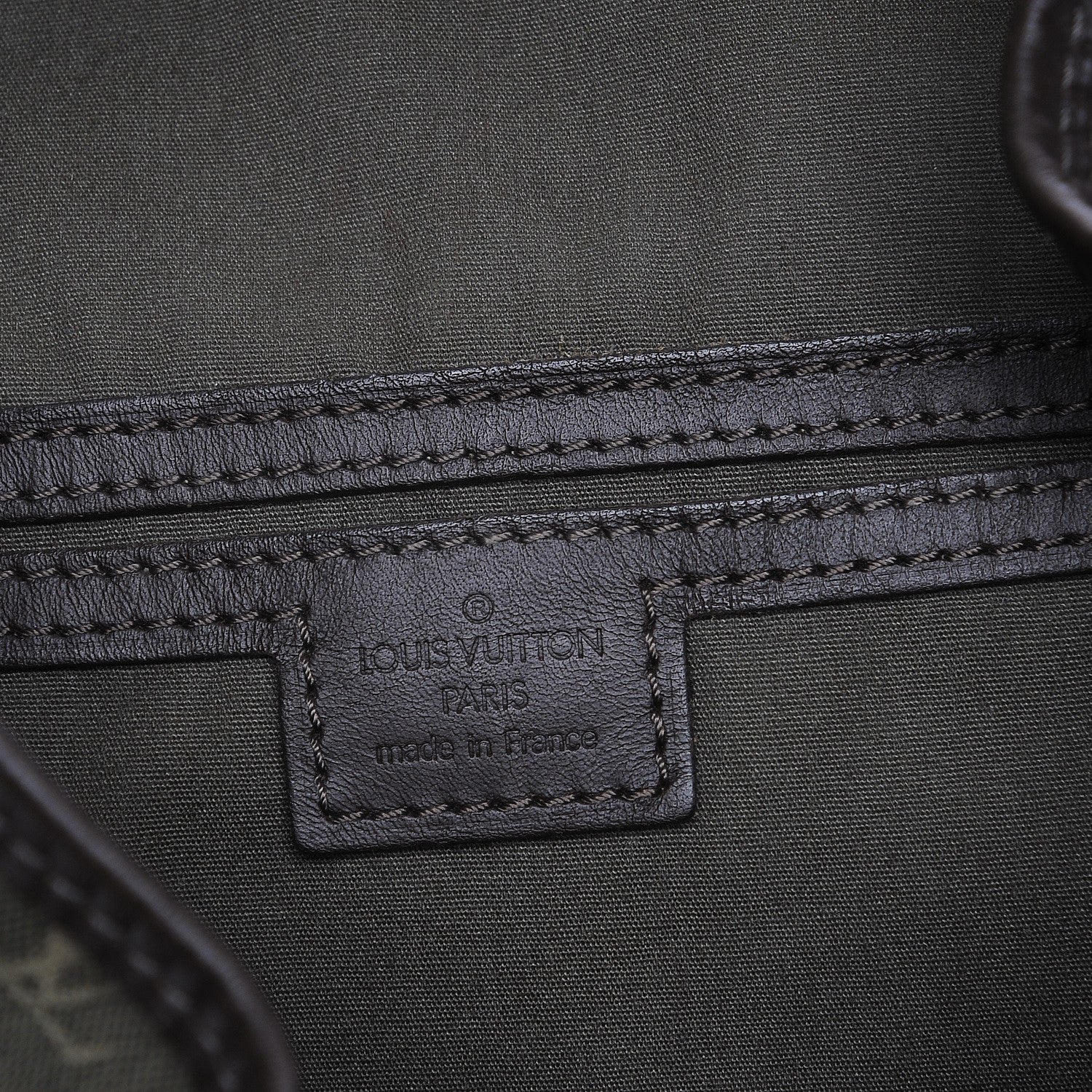 Louis Vuitton Mini Monogram Montsouris GM Backpack Kaki 6 of 8
