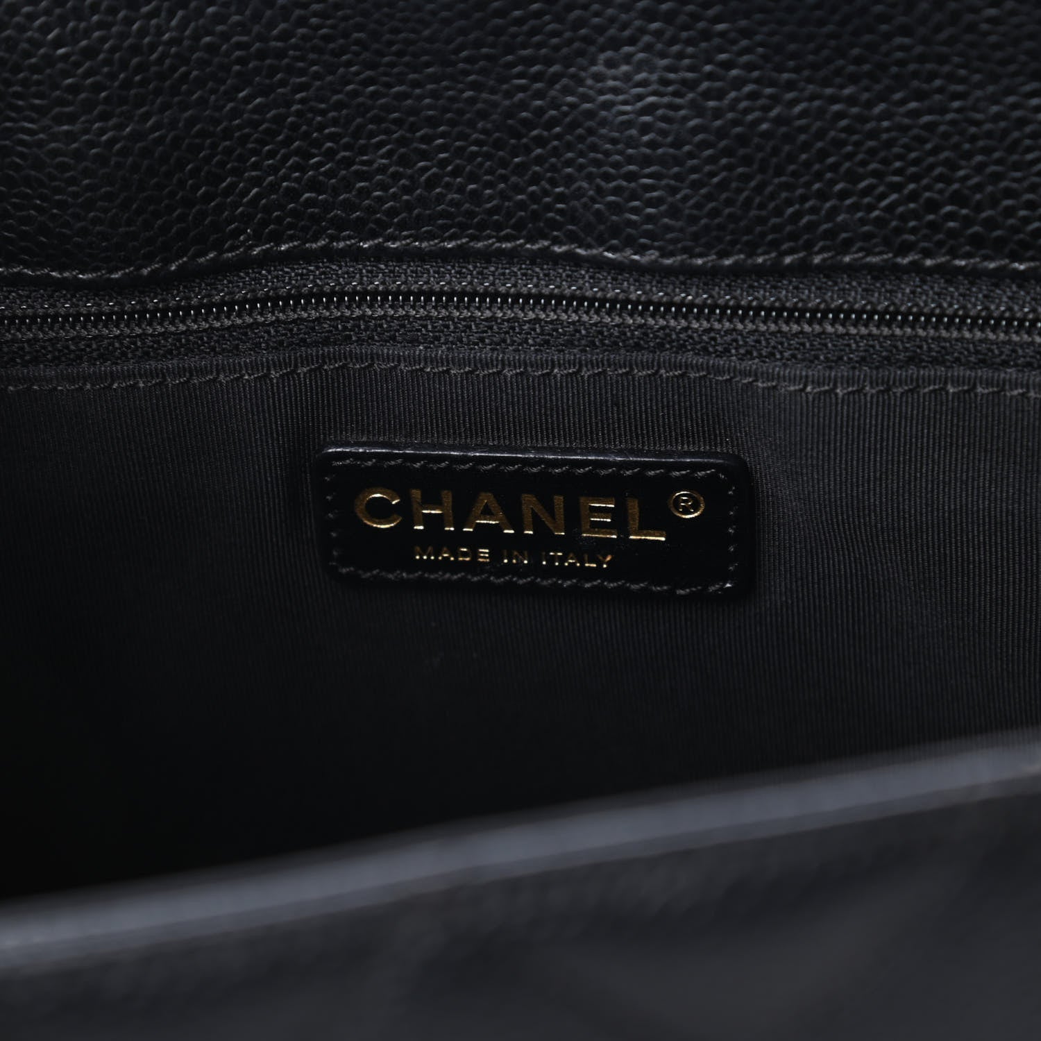 Chanel Caviar Quilted Grand Shopping Tote GST Black 8 of 10
