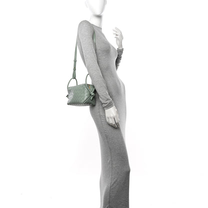 Bottega Veneta Nappa Intrecciato Loop Top Handle Camera Bag New Sauge 2 of 10