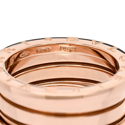 Bulgari 18K Rose Gold B.Zero1 Three-Band Ring 53 6.25 5 of 5