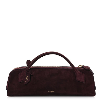 Alaia Suede Goatskin Teckel Clutch Rouge Grenat 1 of 11