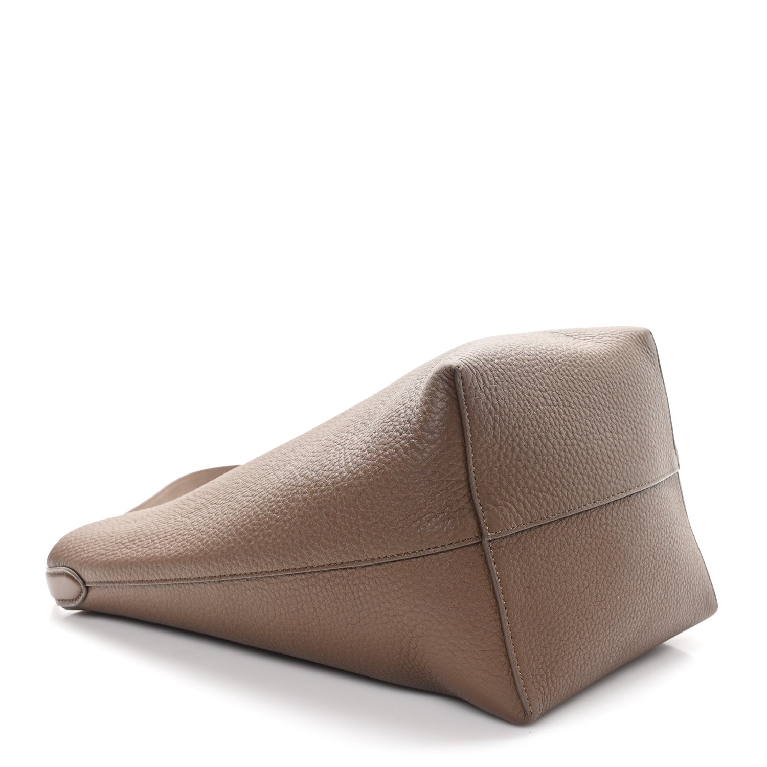 The Row Grained Calfskin Medium N/S Park Tote Dark Olive 4 of 9
