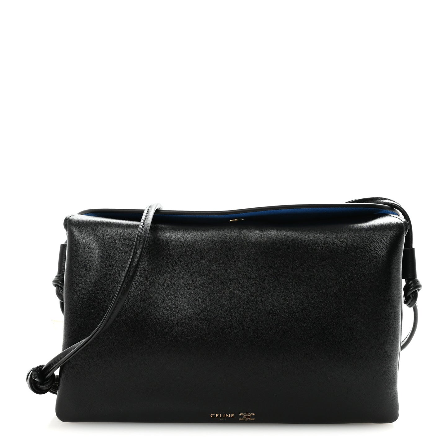 Smooth Lambskin Trio Flap Black