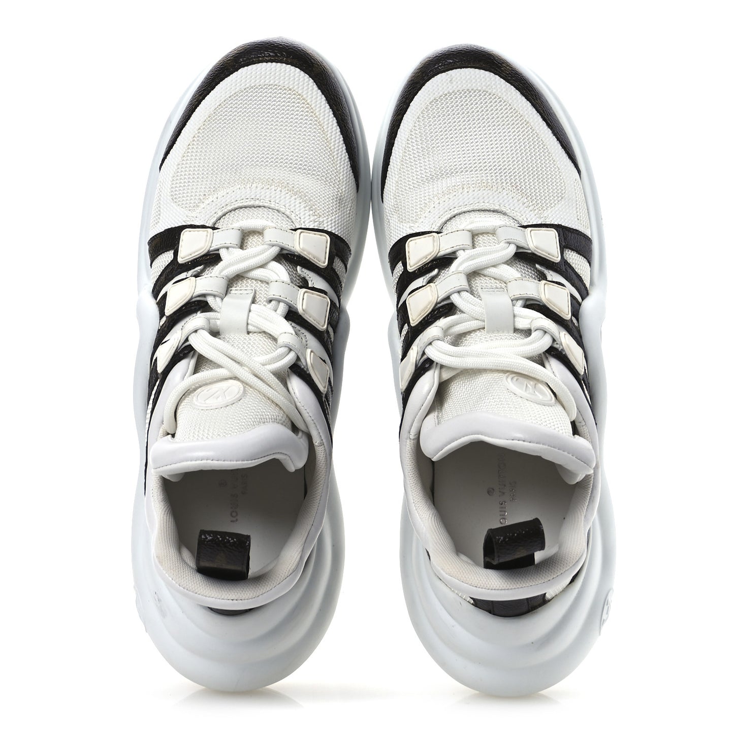 Patent Monogram LV Archlight Sneakers 38 White
